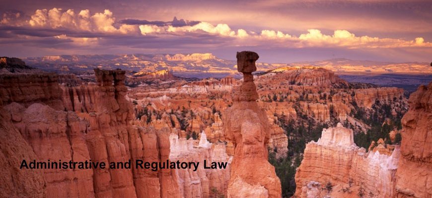 Administrative and Regulatory Law